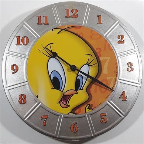 Warner Bros Tweety Bird Metal Tin Looney Tunes Trinket Mini 